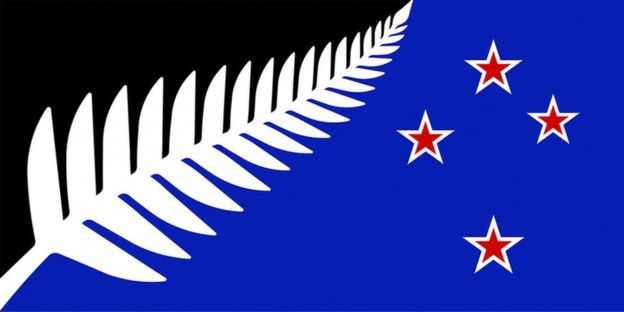 A tervezett New Zealandi zászló